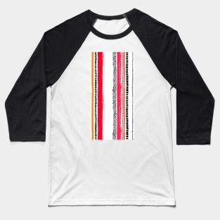 Ink stripes Baseball T-Shirt